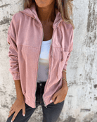 Lavinque Coats & Jackets Rose / S Veste Légère à Capuche | Style Décontracté | Polyvalente et Confortable