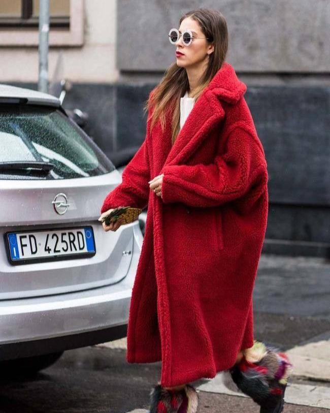 Lavinque Coats &Jackets Rouge / S Manteau Long en Laine | Élégance | Chaleur et Tendance