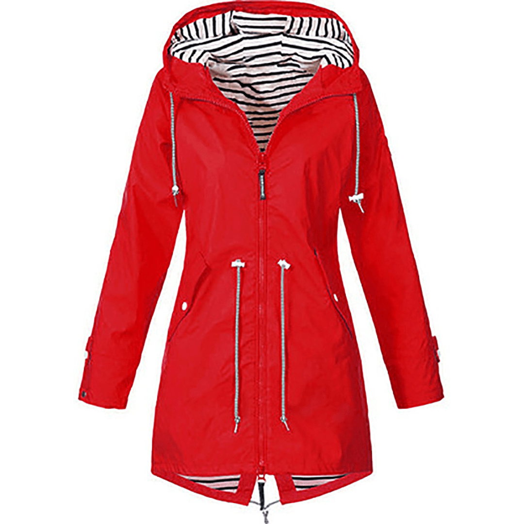 Lavinque Coats & Jackets Rouge / S Parka Imperméable | Jaune | Coupe-Vent & Stylée