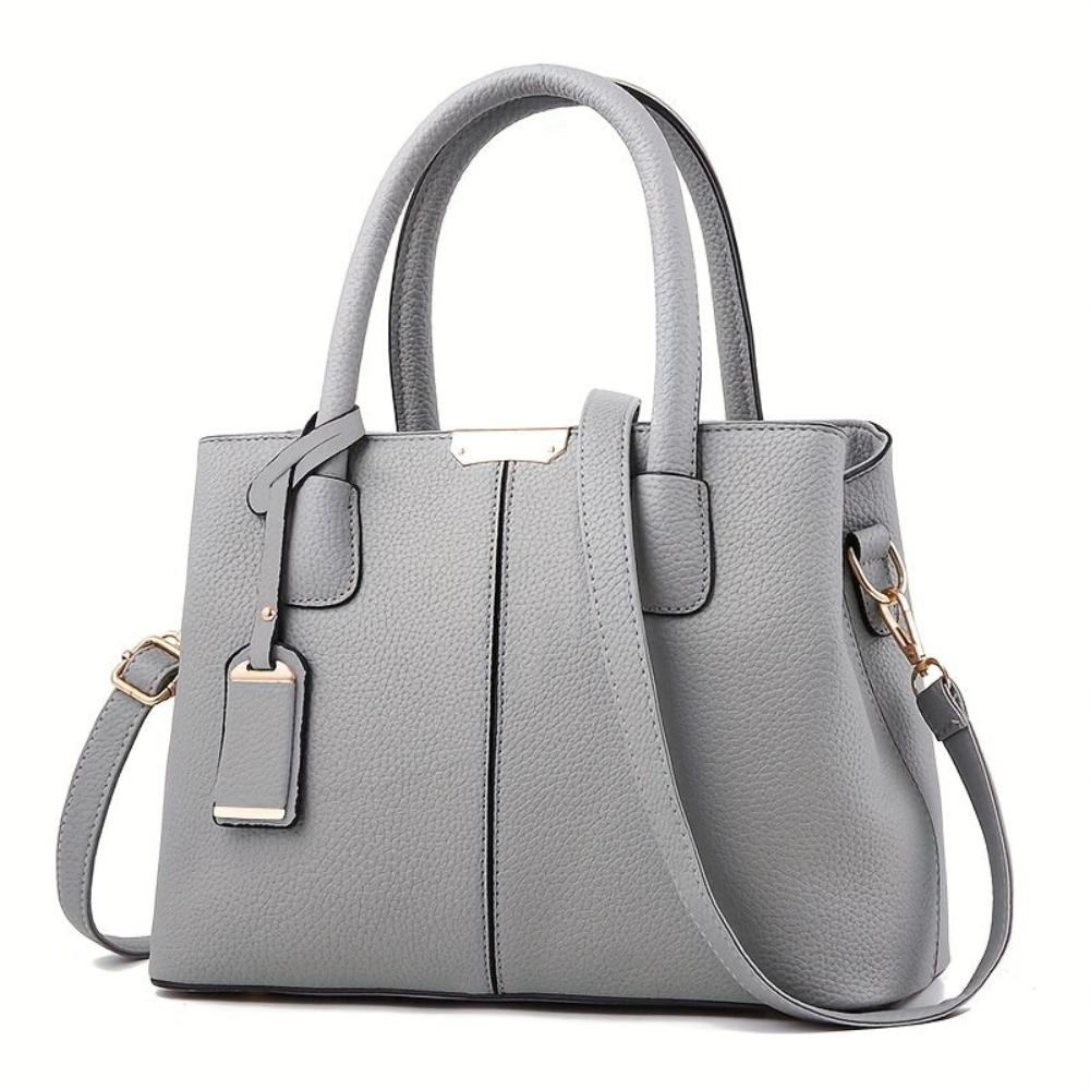 Lavinque Coats & Jackets Sac à Main Structuré | Gris Clair | Élégant & Polyvalent