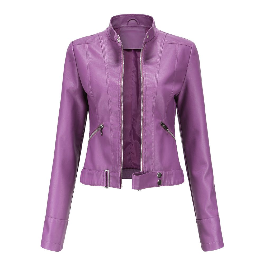 Lavinque Coats & Jackets Sakura / S Blouson en similicuir | Noir | Rock et intemporel