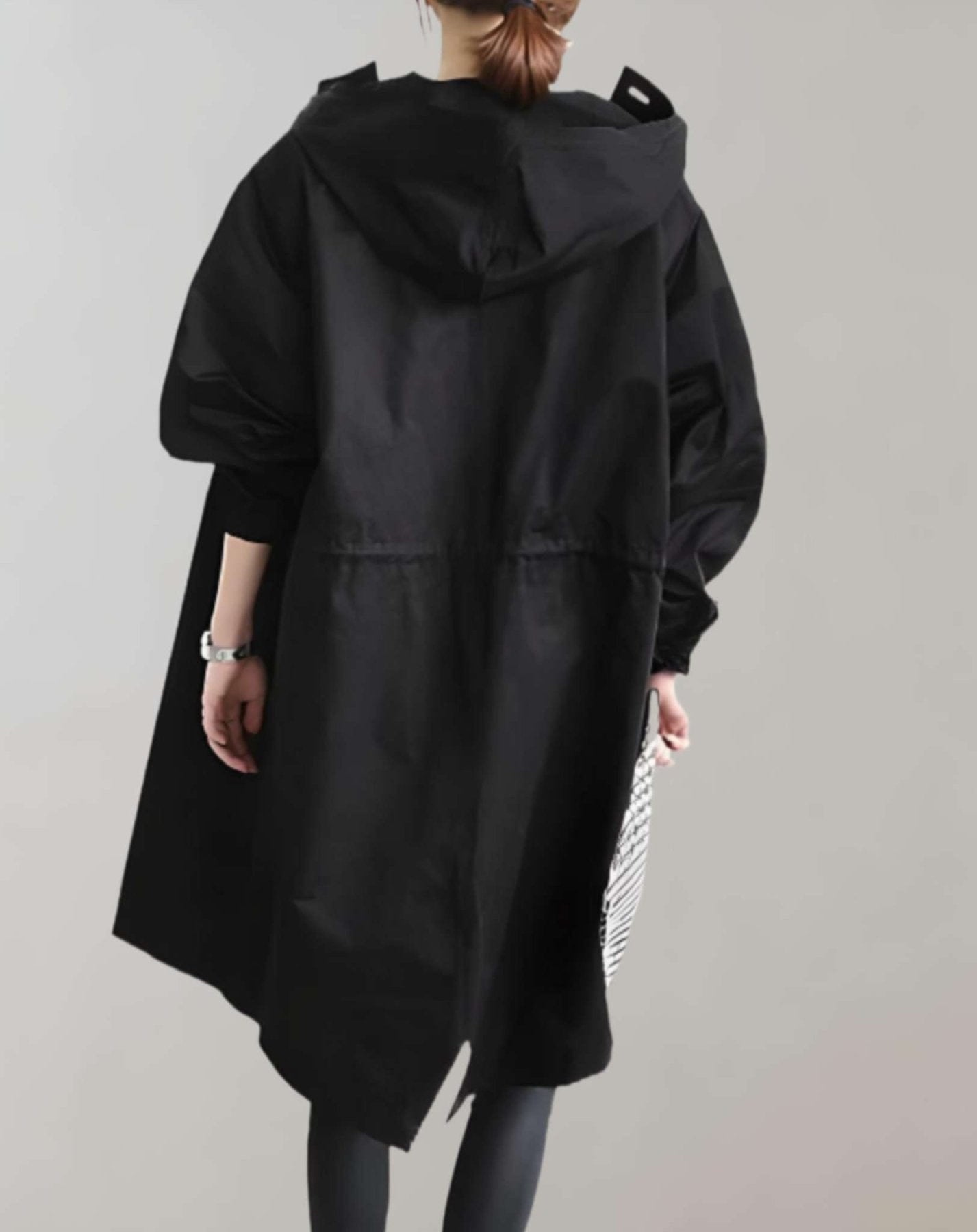Lavinque Coats & Jackets Trench Oversize à Col Montant | Beige Sable | Fluide et Moderne