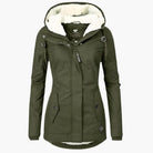 Lavinque Coats & Jackets Vert armée / S Veste d'hiver doublée | Gris | Chaleur et protection contre le froid