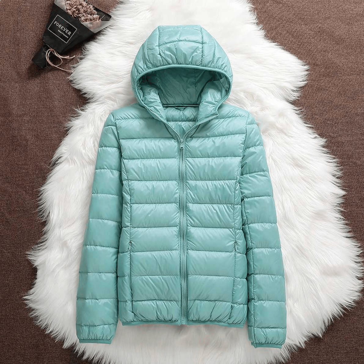Lavinque Coats & Jackets Vert / S Doudoune Légère | Taupe Métallisé | Chaude & Compacte