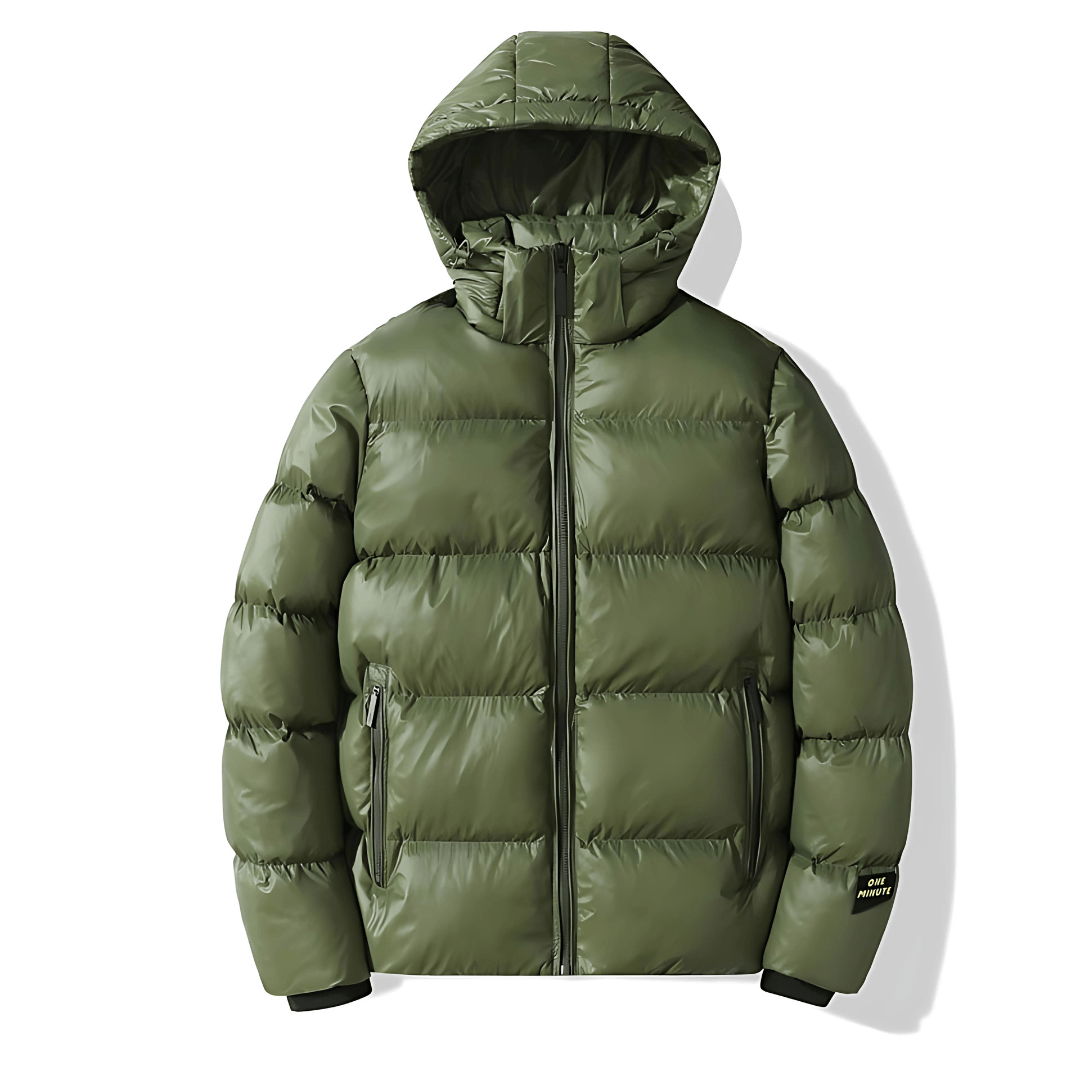 Lavinque Coats & Jackets Vert / S Doudoune Matelassée à Capuche | Noire | Ultra Chaude et Résistante