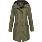 Lavinque Coats & Jackets Vert / S Parka Imperméable | Noire | Déperlante & Élégante