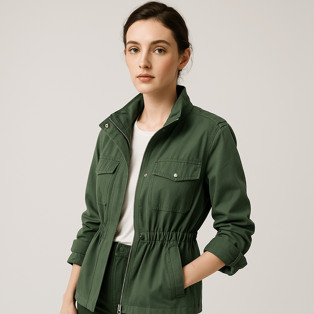 Lavinque Coats & Jackets Vert / S Veste Coupe-Vent Légère | Taille Ajustable | Parfaite pour la Mi-saison