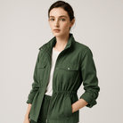 Lavinque Coats & Jackets Vert / S Veste Coupe-Vent Légère | Taille Ajustable | Parfaite pour la Mi-saison