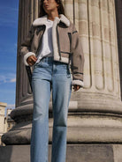 Lavinque Coats & Jackets Veste Aviateur Doublée | Chic | Chaude et Tendance