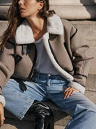 Lavinque Coats & Jackets Veste Aviateur Doublée | Chic | Chaude et Tendance
