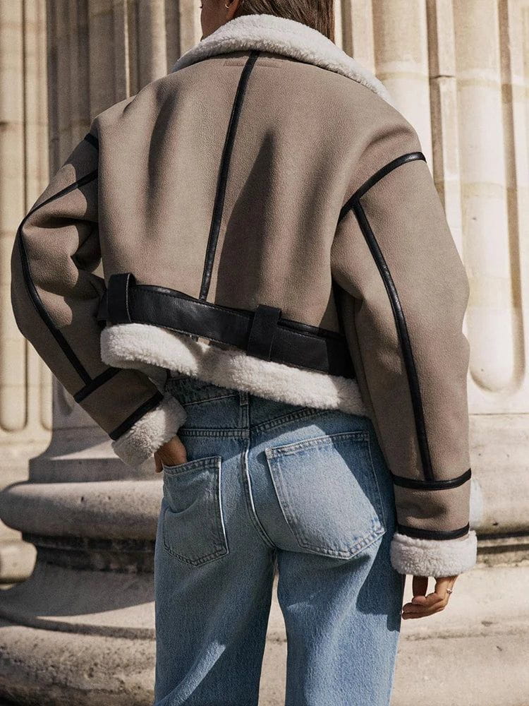 Lavinque Coats & Jackets Veste Aviateur Doublée | Chic | Chaude et Tendance