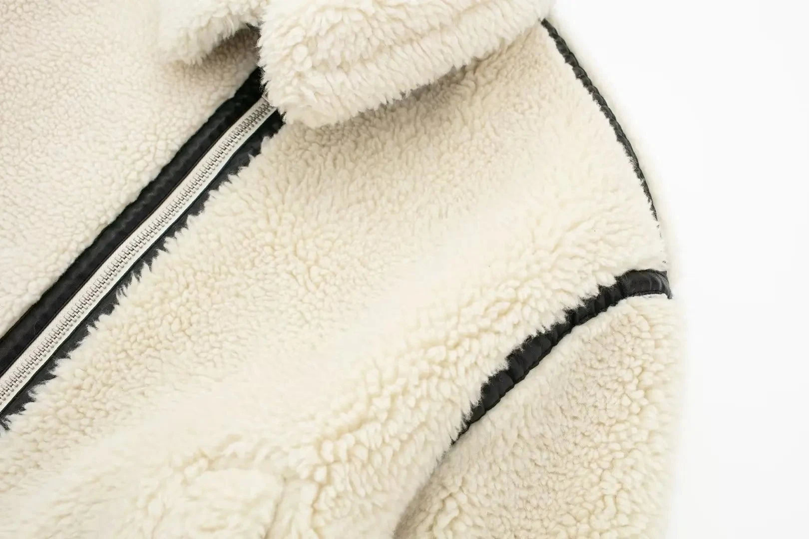 Lavinque Coats & Jackets Veste Aviateur | Effet Mouton | Chaleur et Style Rétro
