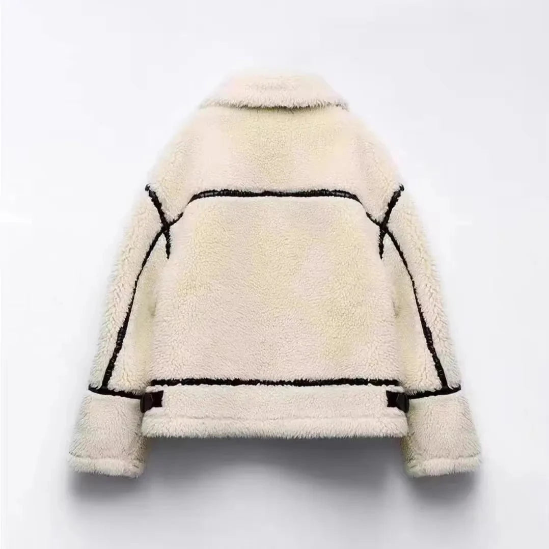 Lavinque Coats & Jackets Veste Aviateur | Effet Mouton | Chaleur et Style Rétro