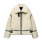 Lavinque Coats & Jackets Veste Aviateur | Effet Mouton | Chaleur et Style Rétro