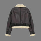Lavinque Coats & Jackets Veste Aviateur | Similicuir Doublé | Tendance Hivernale