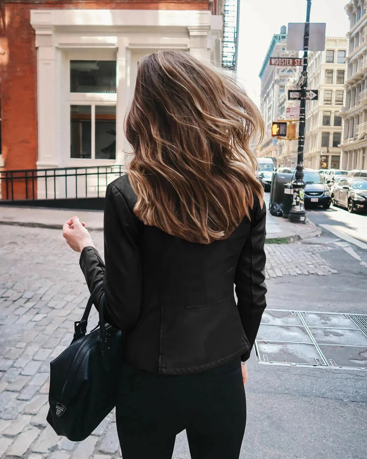 Lavinque Coats & Jackets Veste en Cuir Femme | Motard | Élégante et Tendance