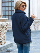 Lavinque Coats & Jackets Veste en Mouton Bouclé | Marron Chocolat | Douce et Tendance
