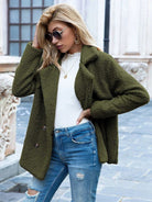 Lavinque Coats & Jackets Veste en Mouton Bouclé | Marron Chocolat | Douce et Tendance