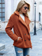 Lavinque Coats & Jackets Veste en Mouton Bouclé | Marron Chocolat | Douce et Tendance