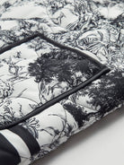 Lavinque Coats & Jackets Veste Imprimée | Toile de Jouy Noir & Blanc | Artistique & Chic