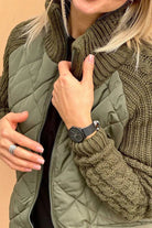 Lavinque Coats & Jackets Veste Matelassée Bicolore | Beige | Douce et Texturée