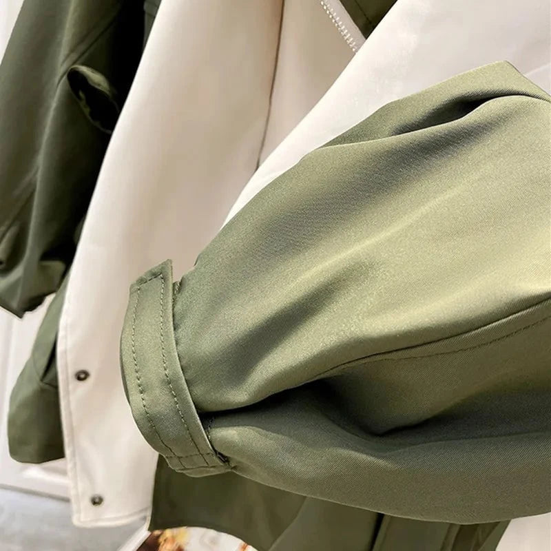 Lavinque Coats & Jackets Veste Oversize | Kaki & Beige | Tendance & Architecturée