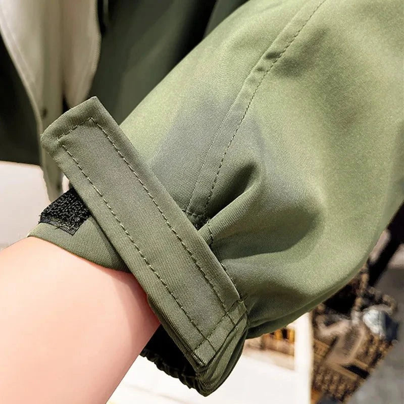 Lavinque Coats & Jackets Veste Oversize | Kaki & Beige | Tendance & Architecturée