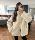 Lavinque Coats & Jackets Veste Zippée | Écru | Douillette & Tendance