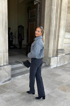 Lavinque Coats & Jackets Veste Zippée en Laine | Grise | Moderne et Structurée