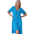Lavinque Dress Bleu / S Robe Décontractée à Motifs | Confortable | Légère et Estivale