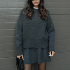 Lavinque Dress Ensemble Pull Oversize et Jupe | Élégance Décontractée | Confort et Style