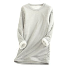 Lavinque Dress Gris clair / S Robe Pull Doublée | Chaude & Confortable | Idéale pour l'Hiver