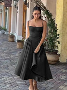 Lavinque Dress Noir / S Robe Bustier Évasée | Élégance Vintage | Structurée et Féminine