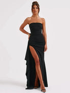 Lavinque Dress Noir / S Robe de Soirée Bustier | Noire | Glamour et Spectaculaire