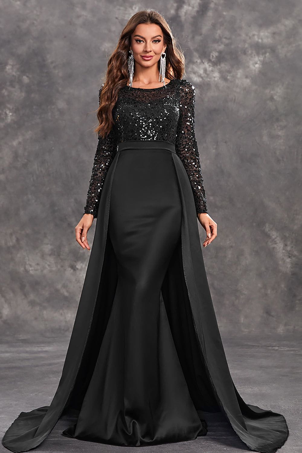 Lavinque Dress Noir / S Robe de Soirée Longue Noire | Glamour | Élégante et Spectaculaire