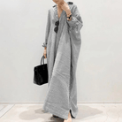 Lavinque Dress Noir / S Robe Longue Oversize Femme | Confort | Élégance Décontractée