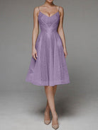 Lavinque Dress Pourpre / XS Robe Rose Bustier | Dentelle Ajourée | Élégance Romantique