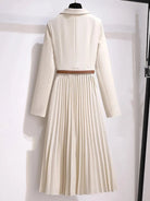 Lavinque Dress Robe Blazer Plissée | Élégante | Chic et Structurée