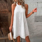 Lavinque Dress Robe Brodée Blanche | Été | Légère et Romantique