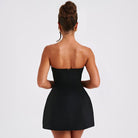Lavinque Dress Robe Bustier Évasée | Élégance & Minimalisme | Look de Soirée