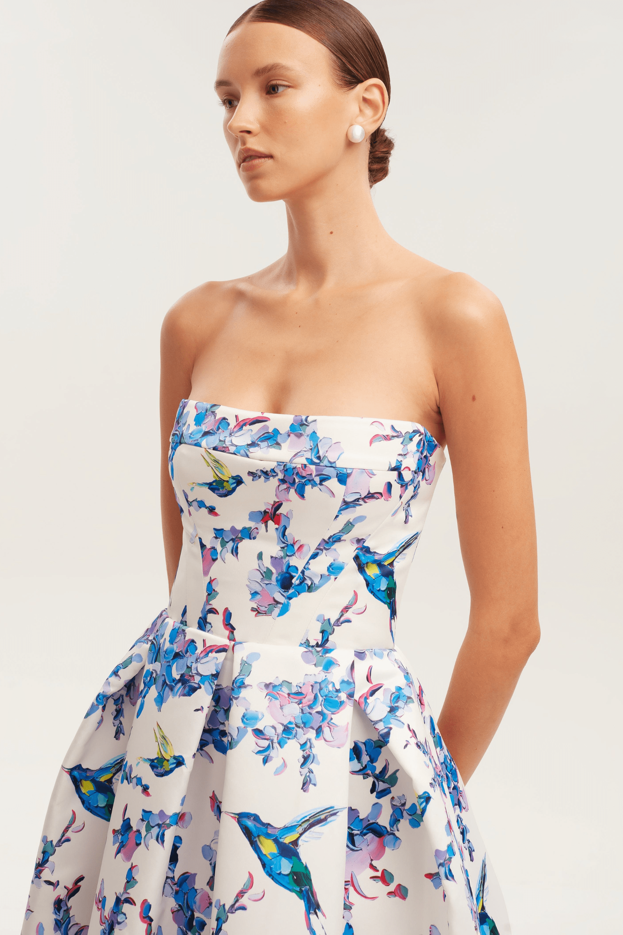 Lavinque Dress Robe Bustier Fleurie | Midi | Fraîche et Romantique