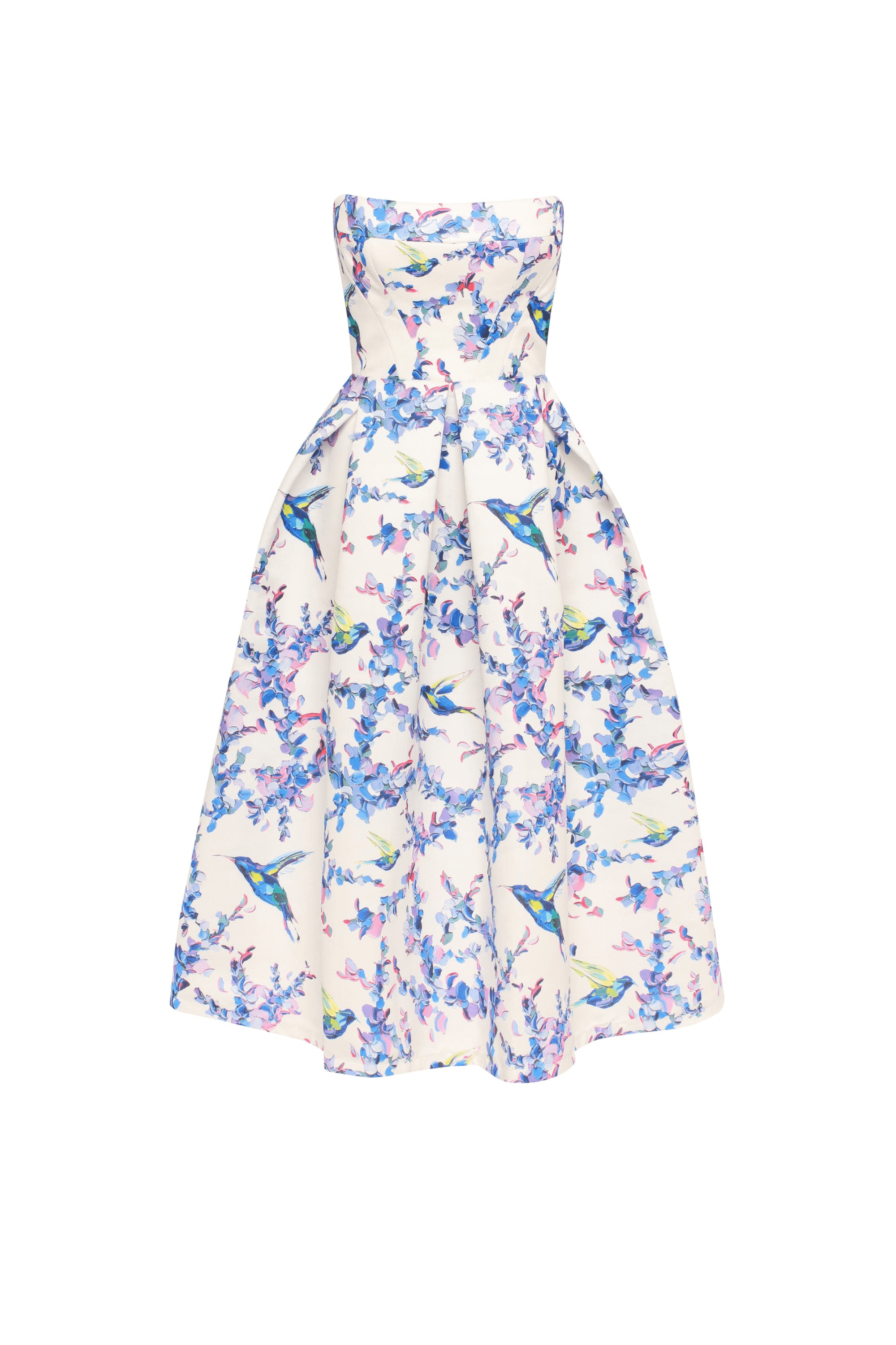 Lavinque Dress Robe Bustier Fleurie | Midi | Fraîche et Romantique