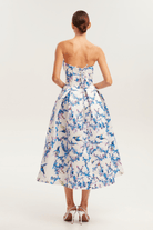 Lavinque Dress Robe Bustier Fleurie | Midi | Fraîche et Romantique