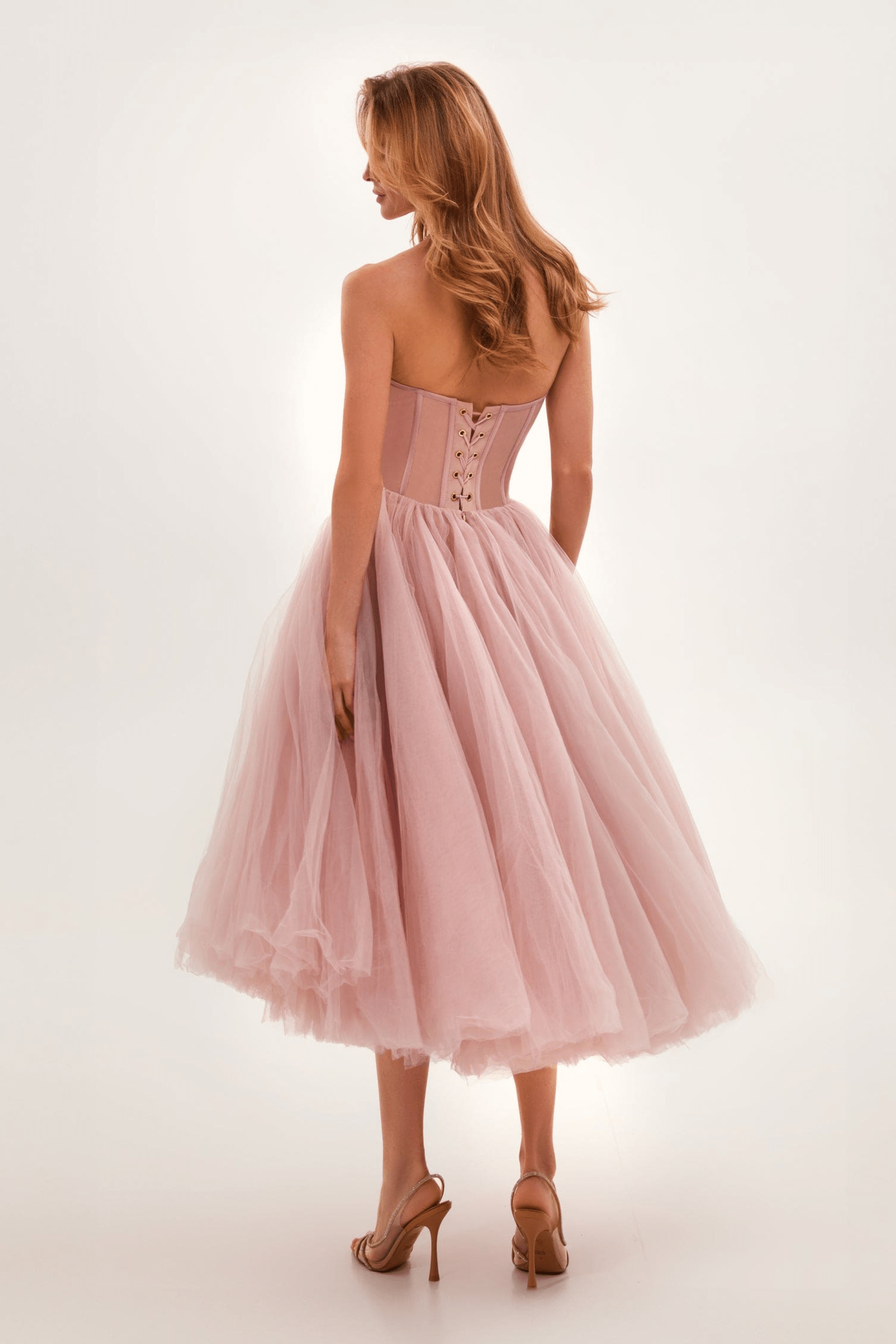 Lavinque Dress Robe Bustier Noire | Tulle | Dramatique et Élégante
