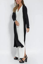 Lavinque Dress Robe + cardigan / Blanc / S Robe Longue Fluide | Élégante | Minimaliste et Aérienne
