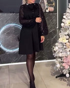 Lavinque Dress Robe Chemise Élégante | Manches Transparentes | Chic et Sophistiquée