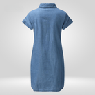 Lavinque Dress Robe Chemise en Jean | Décontractée et Tendance | Coupe Ample
