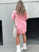 Lavinque Dress Robe Chemise en Jean | Décontractée & Tendance | Coupe Ample