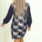 Lavinque Dress Robe Chic Imprimée | Manches Longues | Élégance et Confort