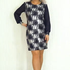 Lavinque Dress Robe Chic Imprimée | Manches Longues | Élégance et Confort
